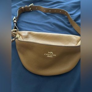 Coach brown bum bag